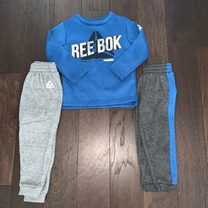 Reebok 3 Piece Toddler Sweatpants Set